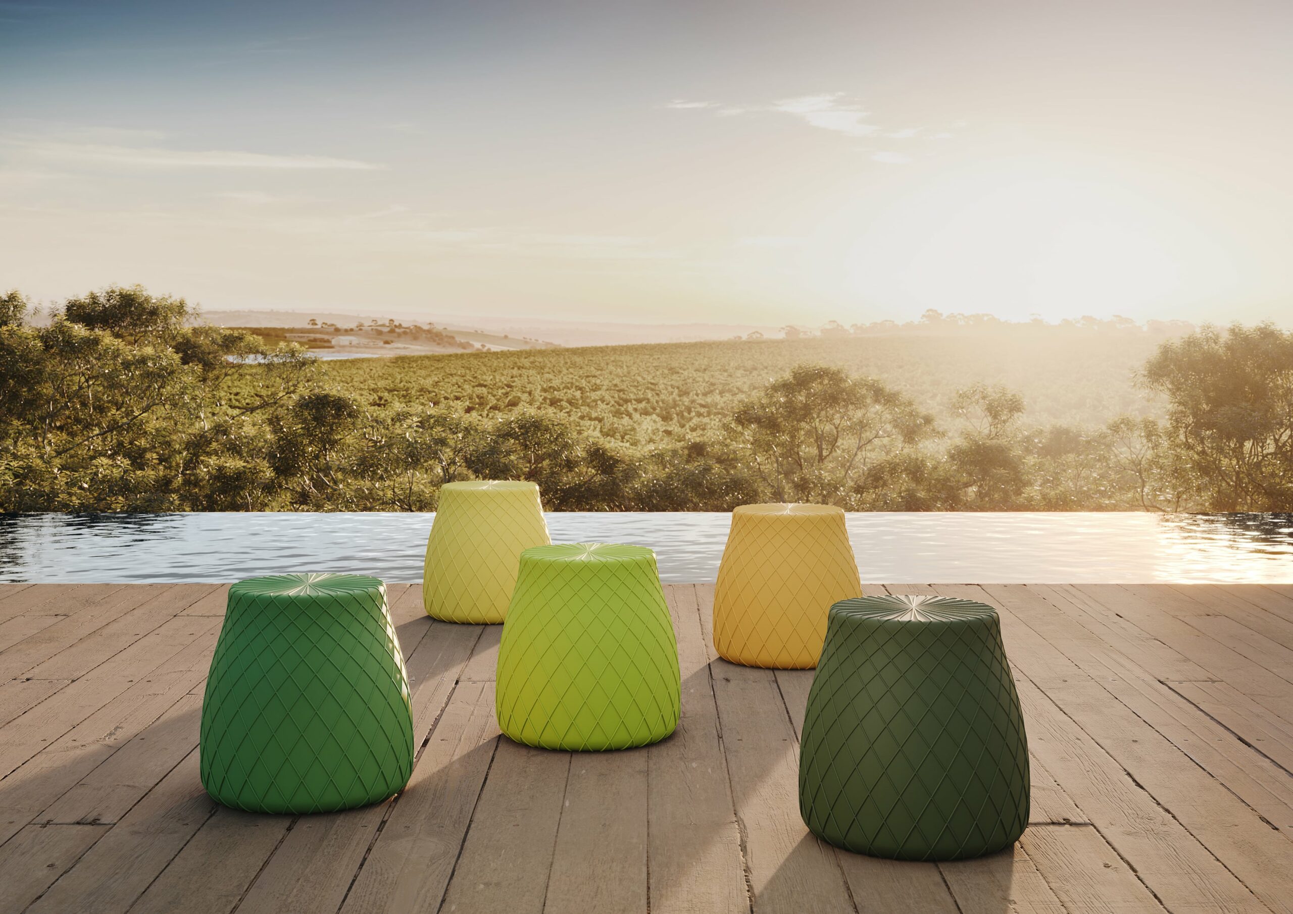 LEN Panier Stools LEN Panier Stools