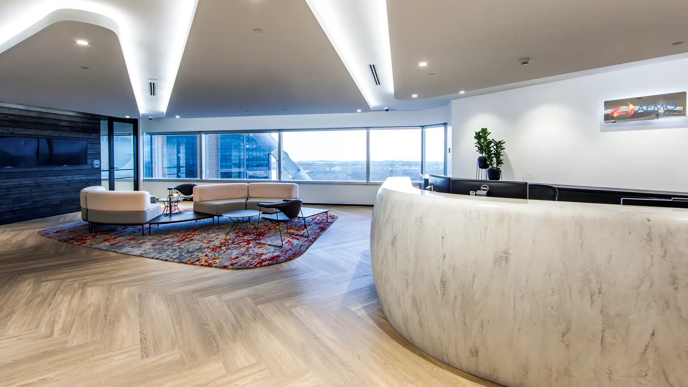 LEM AEMO Office in Perth designed by IA Design featuring LEN's Softscape Lounges