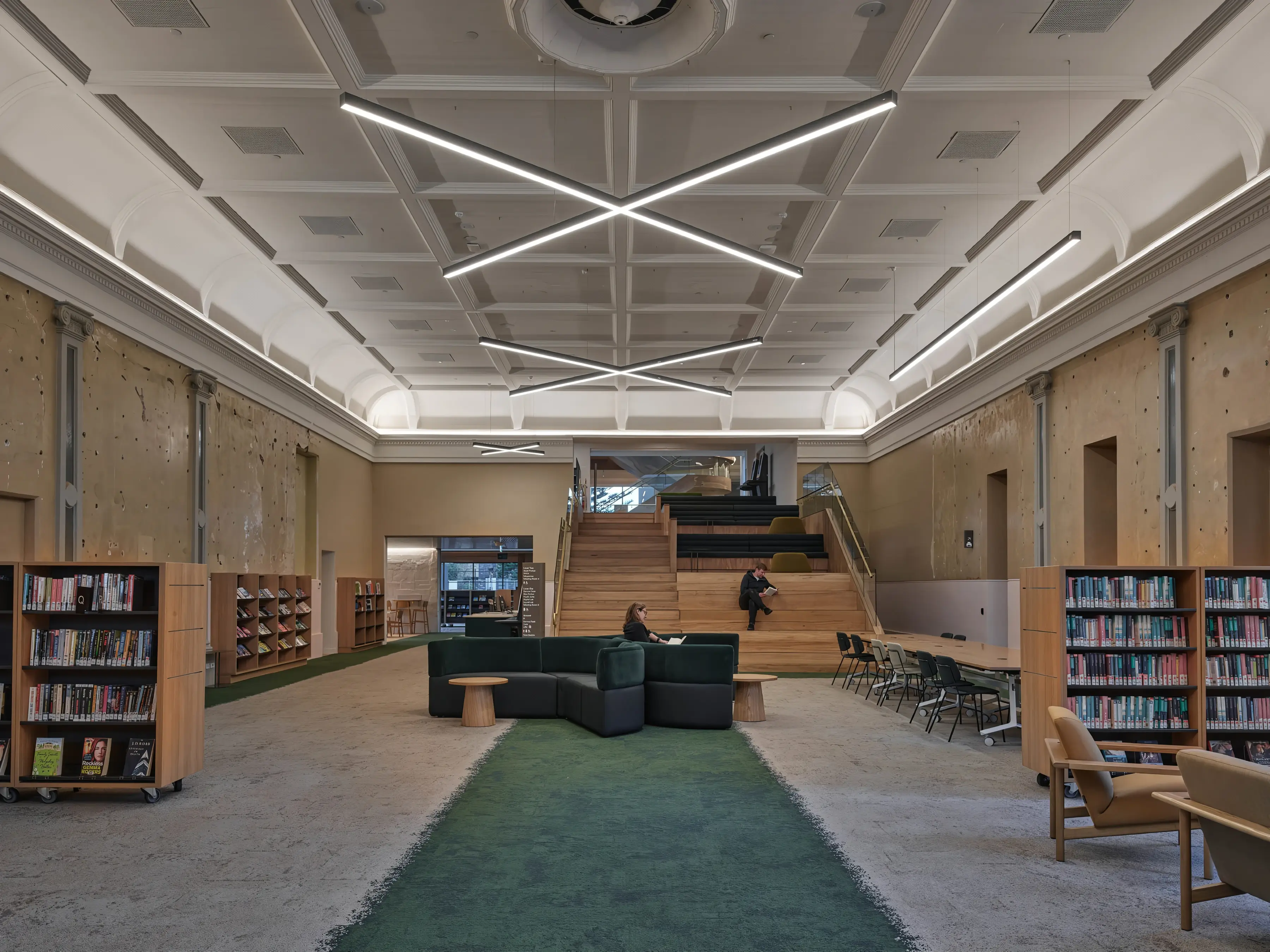 LEN Warrnambol Library and Learning Centre by Kosloff Architecture featuring LEN's Bauhaus collection and Softscape collection