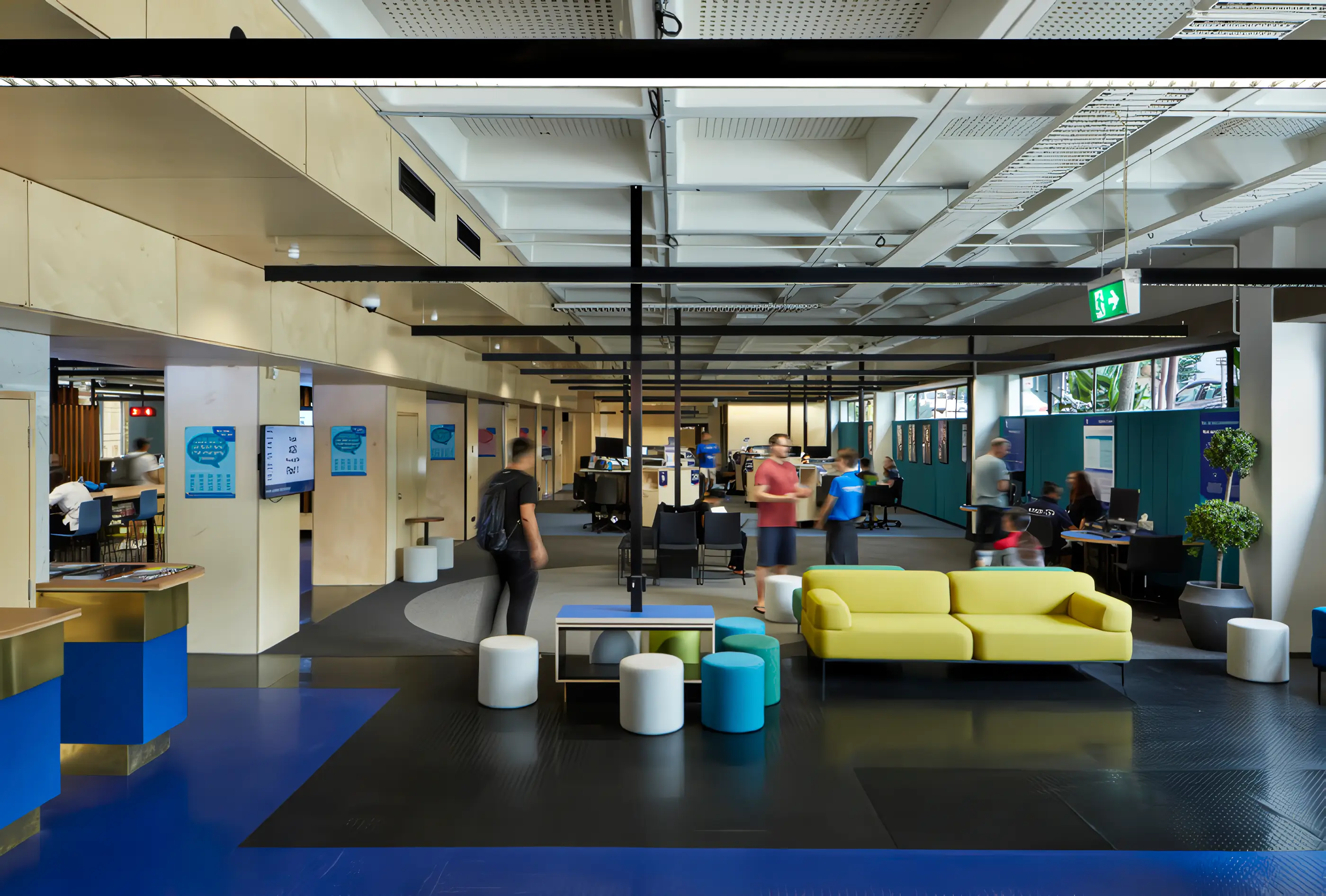 University of Melbourne Academic Services designed by Six Degrees Architects featuring LENs Softscape Lounge.