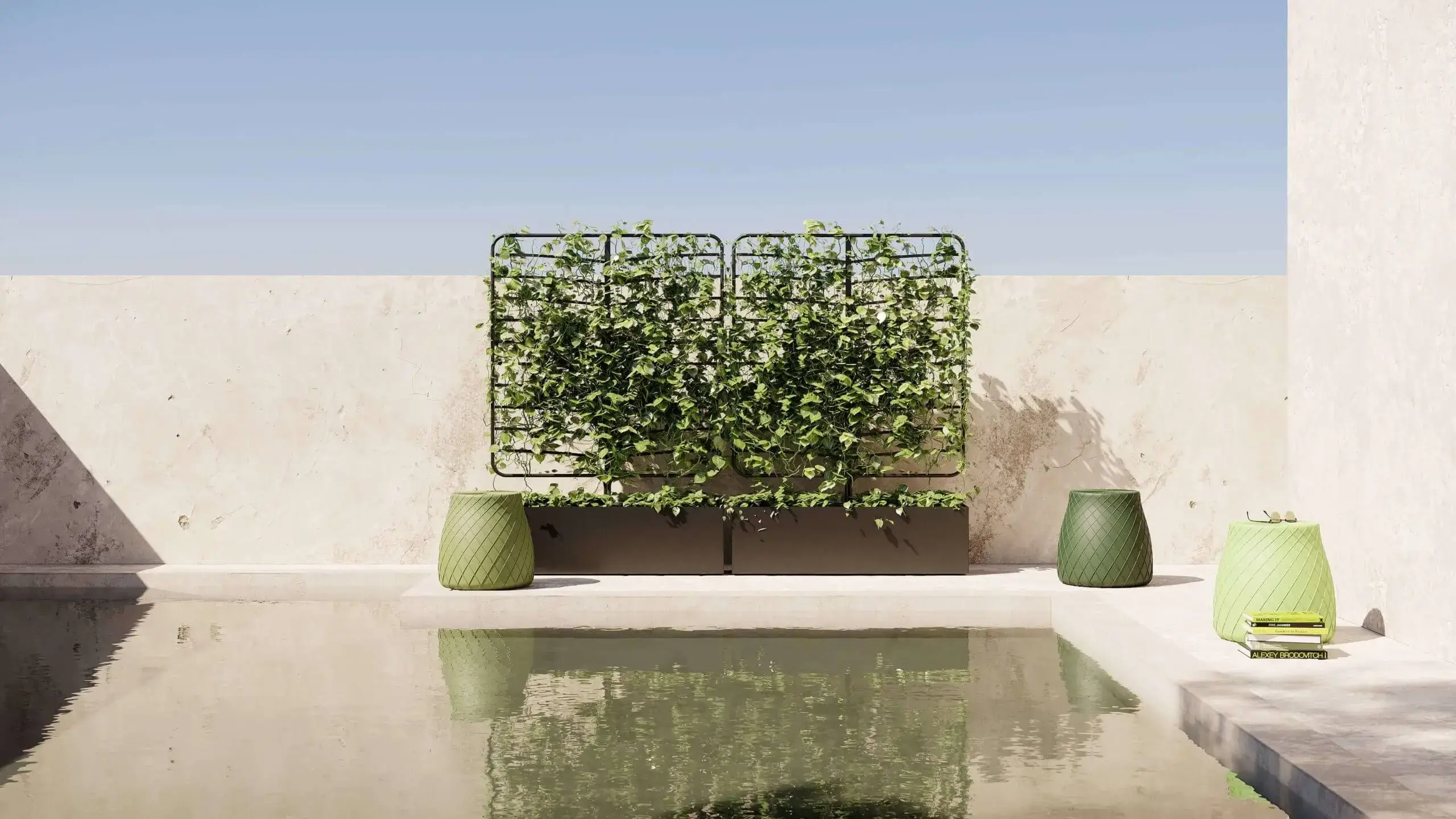 Botanical Wattle Planter Screens by Helen Kontouris
